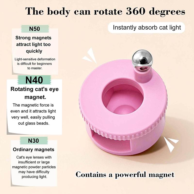 Automatický Magnet pro Kočičí Oko Magnetický Nástroj pro Zdobení Nehtů Široké Světlo Kočičí Oko Francouzské Kočičí Oko Magnet Profesionální Nástroj na Nehty Artefakt na Nehty