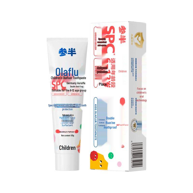 Children s Peach Olaflur Toothpaste