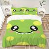 3pcs set Cute Monster 1 Quilt Cover + 2 Pillowcases, All Seasons Bedroom Setting, Perfect for Home and Dorm Decor a147