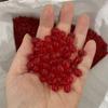 10x8mm Cylindrical Glass Porcelain Imitation Jade Barrel Beads, Multi-color Jujube-shaped Loose Beads for DIY Jewelry