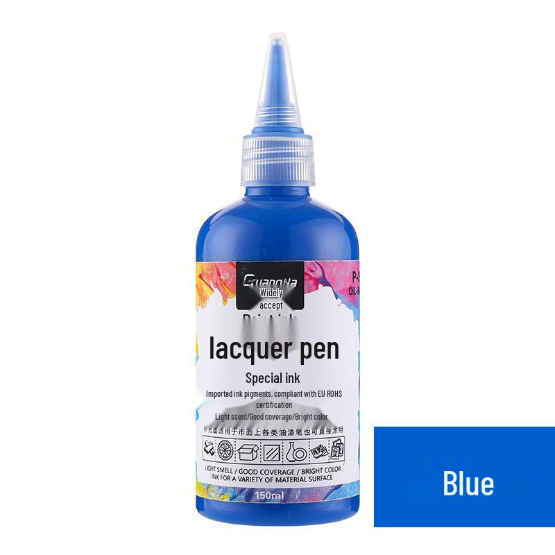 Oil-Based Colored Paint Marker Refill, 150ML Waterproof Ink