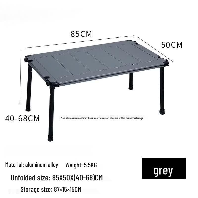 Portable Expandable Aluminum Camping Folding Table