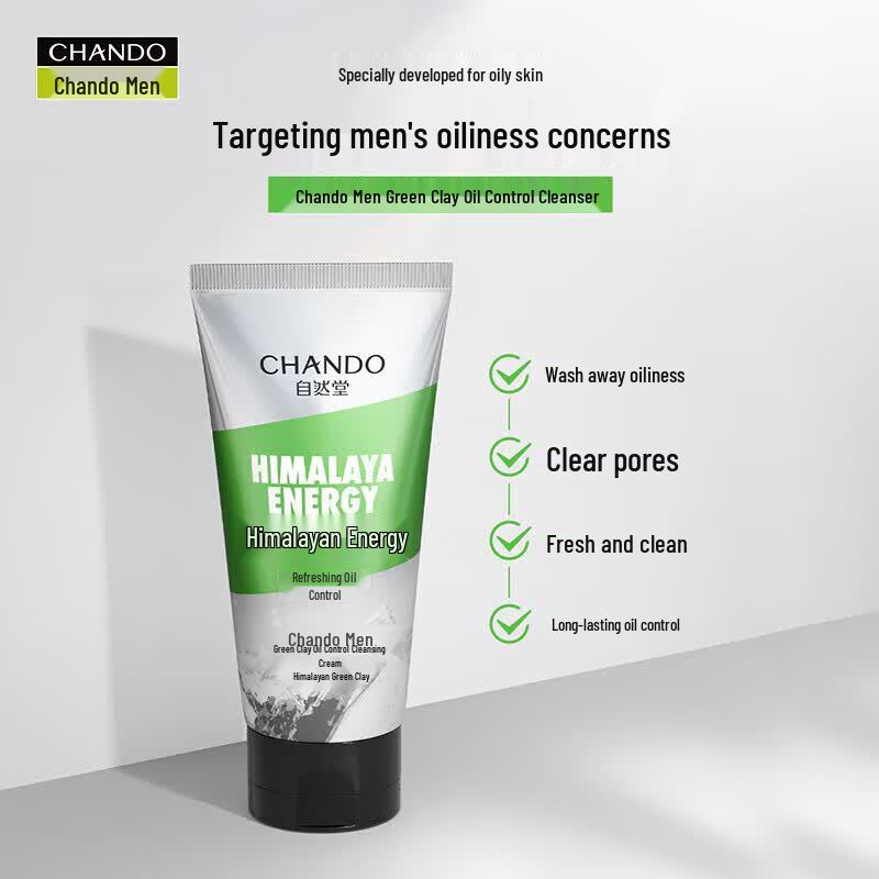 CHANDO Men s Himalayan Green Clay Oil Control Cleanser Twin Pack