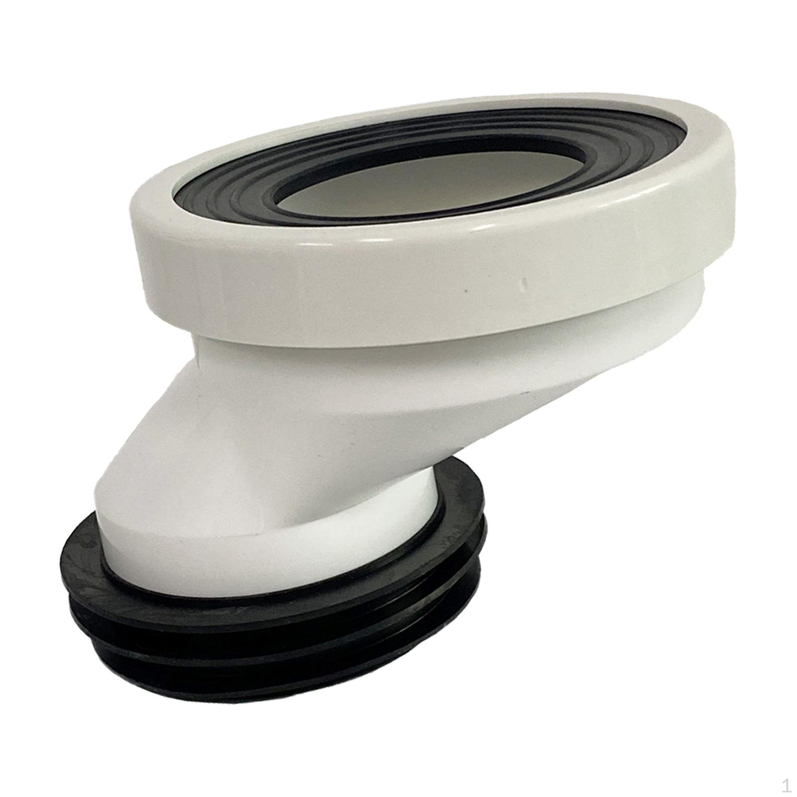 

Offset Toilet Flange Connector Extension Adapter 4 inch PVC Shifter for Plumbing Shift 5cm