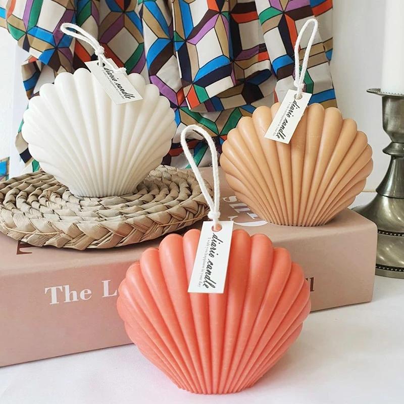 Shell Candle Mould Diy Plaster Craft Home Decor Craft Handmade Making Supplies