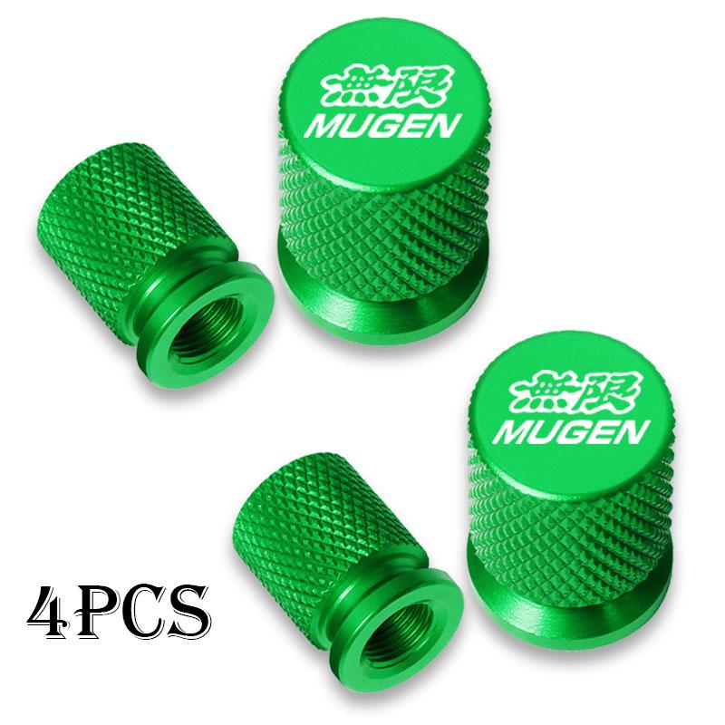 For Honda Mugen Power Civic 5D Accord 8 CRV Hrv Fit Jazz Car Wheel Tire Valve Caps Tyre Stem Covers Airdust Waterproof