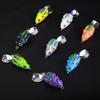 1pcs Mini Frog Soft Bait 60mm 5.5g Double Hide Hook Fishing Lure Bionics Sequin Frog Bait Artificial Lifelike Thunder Frog Lure