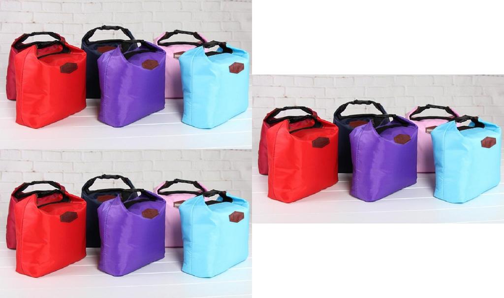 Trendy Cooler Bag With Insulation And Nylon Fabric For Work And Outdoor