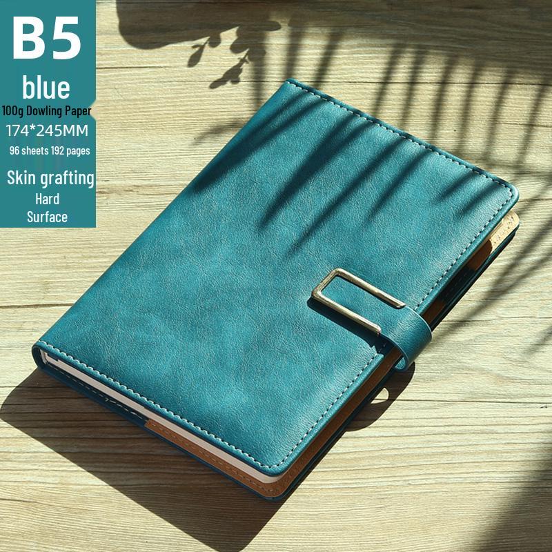 High-Quality A5 Leather Softcover Notebook for Students and Professionals