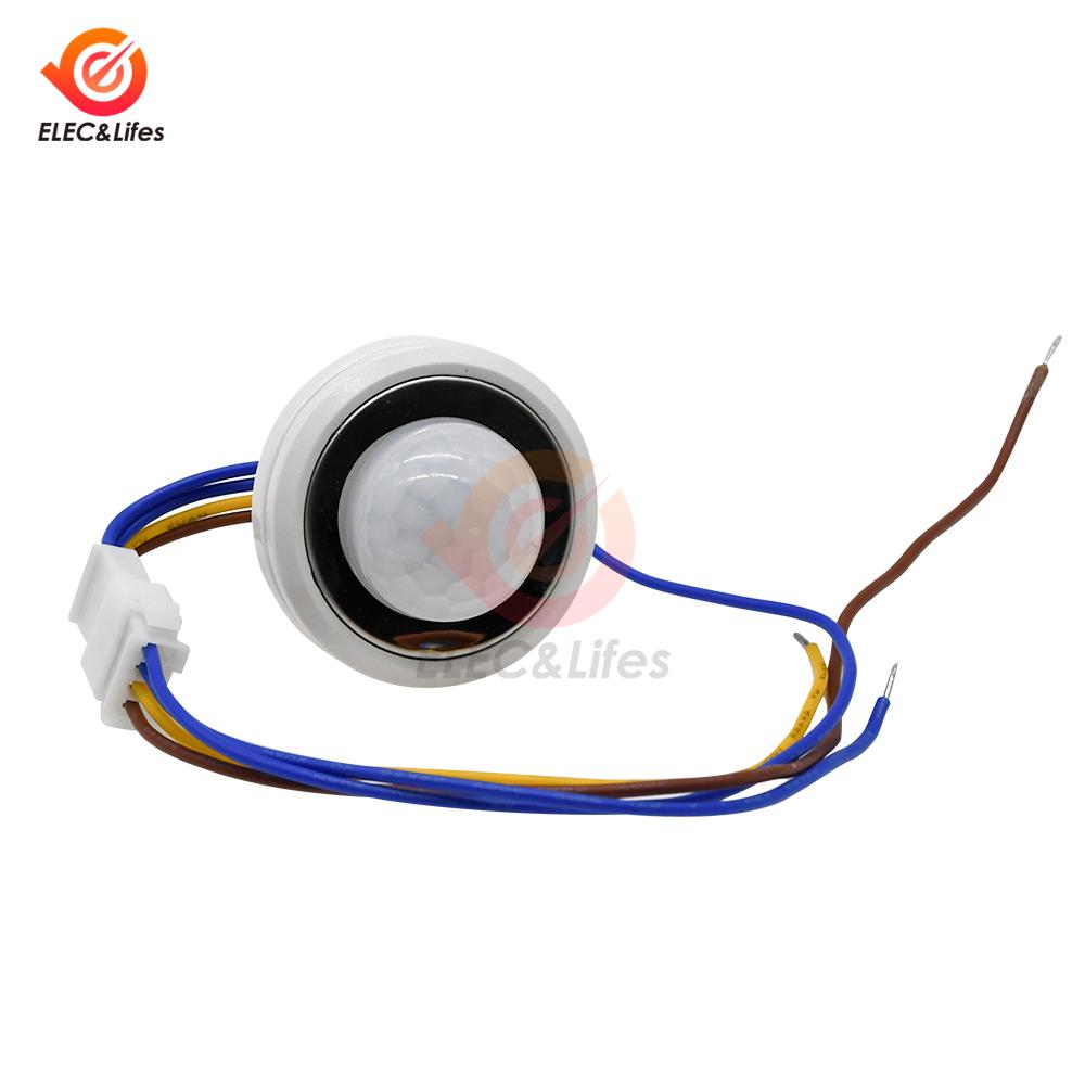 DC11-11V AC111-111V 18W PIR Probe LED Human Motion Sensor LED PIR Infrared Motion Sensor Detection Auto Sensing Light Switch