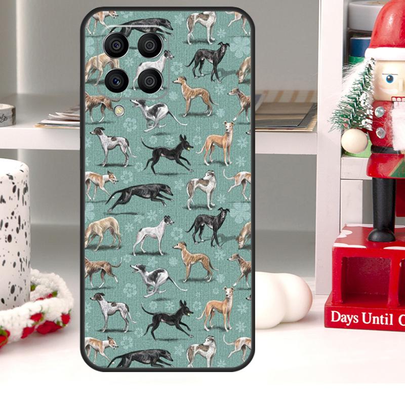 Galgo Greyhound Dog For Samsung Galaxy M34 M54 M14 M15 M55 M13 M33 M53 M20 M21 M31 M51 M30s M12 M32 M52 Case