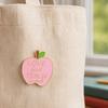 Yangyizhi Brooch Pin, Enamel Teacher-Themed Fruit Shape Lapel Lightweight Outfit Badge for Teachers Day Graduation