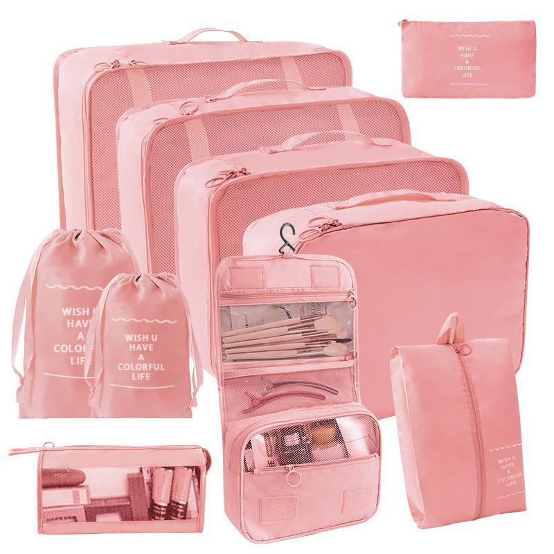 Large Capacity Foldable Travel Storage Bag Set - 7 Pieces