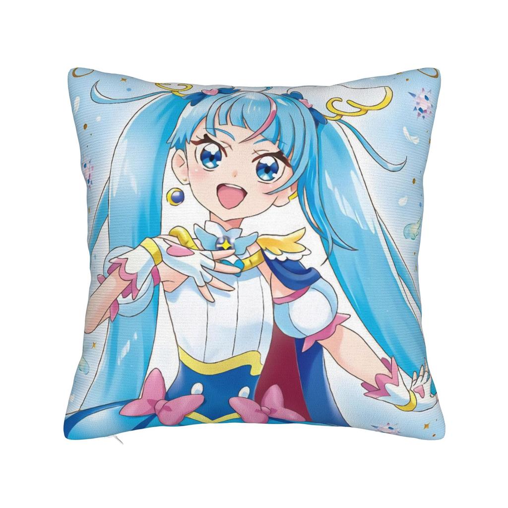 Decorative Pillowcases Soaring Sky Pretty Cure Accessories Home  Pillow Case Cover Square Multi Size