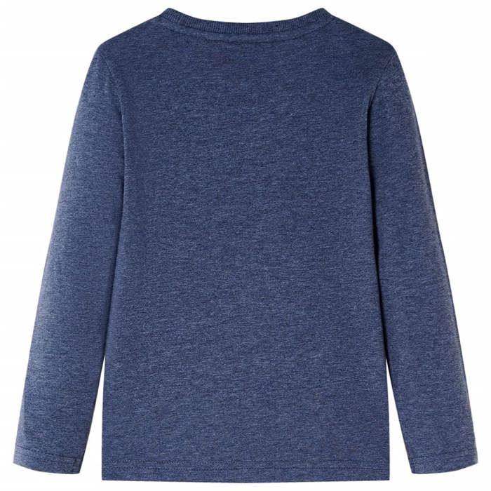 Children's Long-sleeved T-shirt Dark Blue Blend 92/104/116/128/140