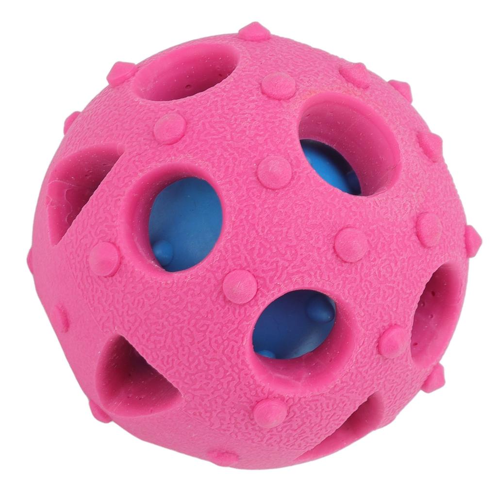 Dog Puzzle Chewing Ball Bite Resistant Interactive Slow Feeder Puppy Treat Dispensing Toy for