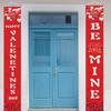 Valentine's Day Porch Banner Set Romantic Couplet Door Decoration