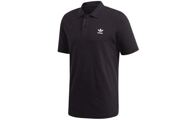 Adidas Originals Polo Shirts Men s Black Polo Collar Moderate Straight Fit GD2551 XL