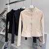 Women Sports Fleece-lined and thickened Jacket Zip Fitness Yoga Shirt Workout Running Coat Warm Gym Long Sleeve Top