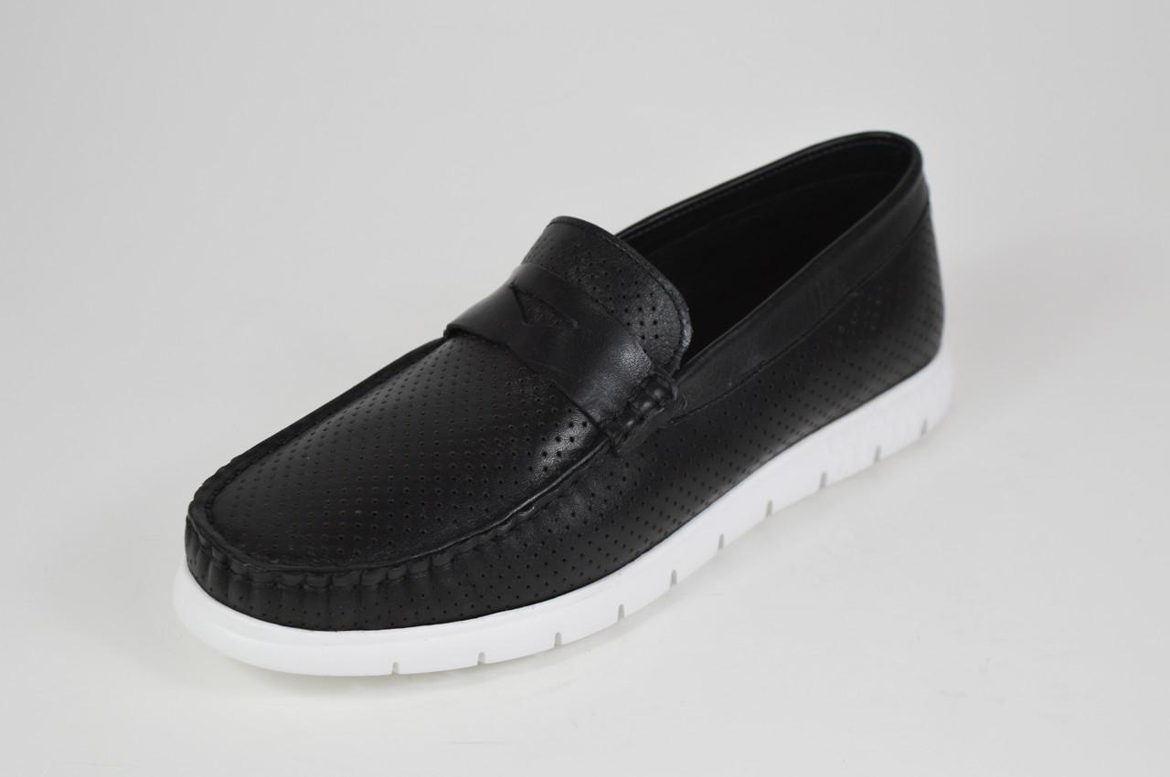 

Мокасини Ridge 6206 40 Чорна шкіра 44 чорний