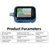 T3 Capacitive Touch Power Meter USB Type-C Charging Tester DC 4.5-50V 6A High Precision Digital Voltage Current CPU Temp Meter