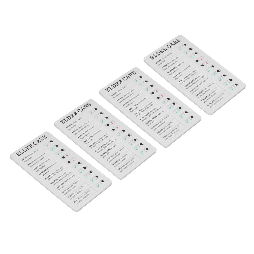 4ks Kontrolní tabulka DIY Výroba Recyklovatelná Přenosná Kontrolní seznam úkolů Odnímatelná Tabulka úkolů pro DIY Zprávy Cestování