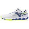 Mizuno Wave Enforce Tour 2 Ac Comfortable Fit Low Top Tennis Shoes Unisex Sneakers White Blue Yellow 61GA260020