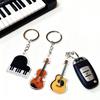 Piano Music Keychain: Creative Mini Instrument Bag Ornament