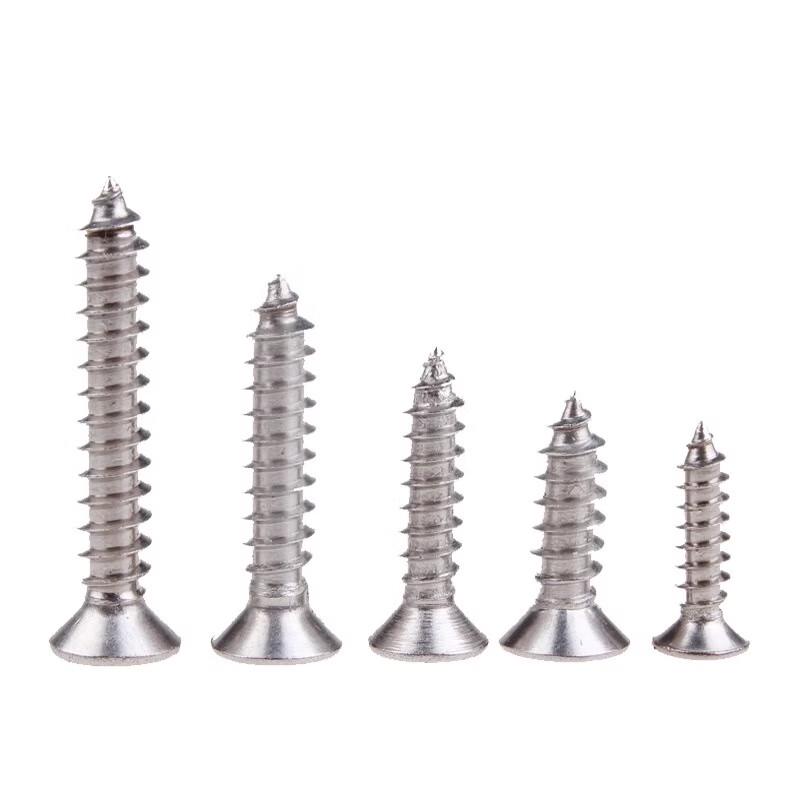 GUWANJI 304 Stainless Steel Phillips Flat Head Self-Tapping Screws