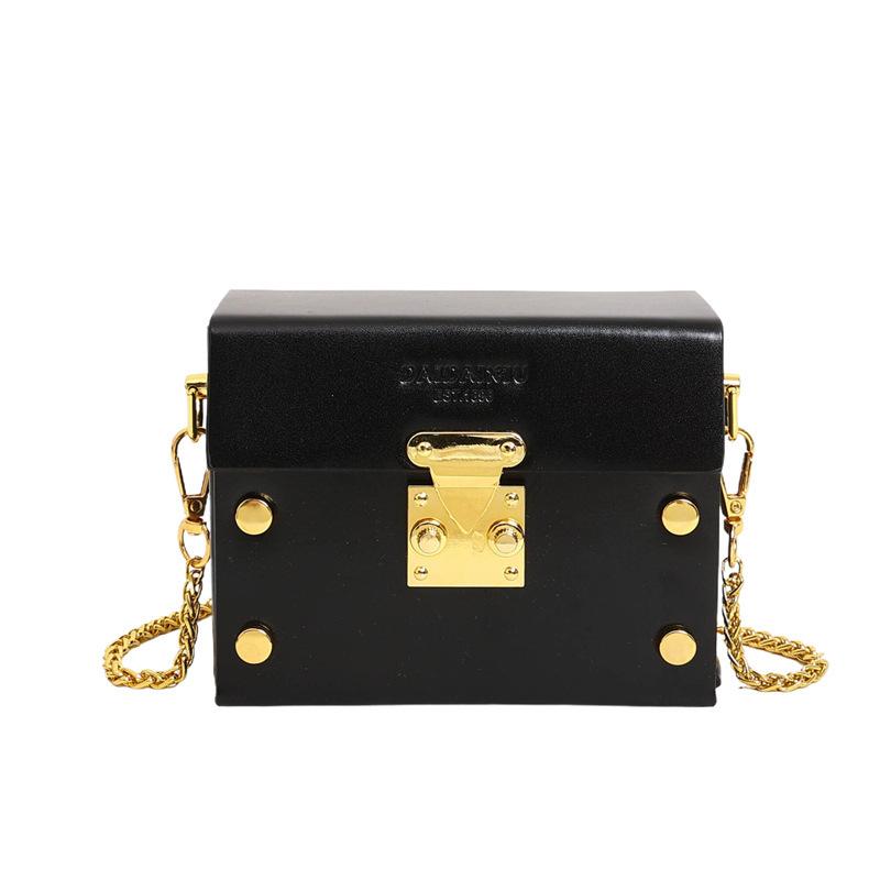 Мини-сумка из искусственной кожи для женщин, сумка через плечо, корейская модная цепочка, новинка