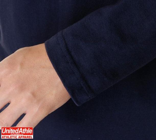 United Athle Oz Long Sleeve Size L 5.6 T-Shirt, Men's, Black, (501001)