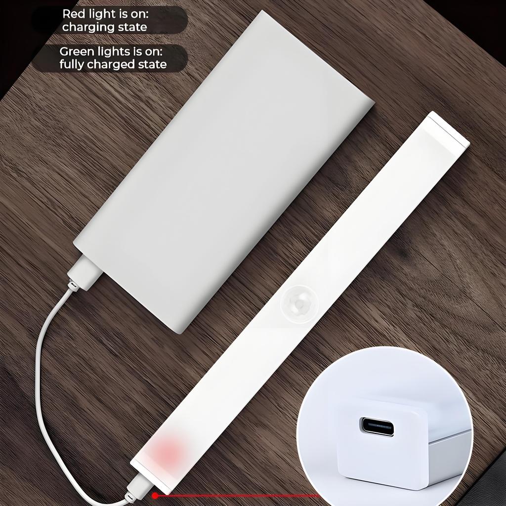 Cabinet Lights LED Light Motion Sensor LED Wireless Lamp USB Night Light For Home Kitchen Cabinet Bedroom Wardrobe Lighting
