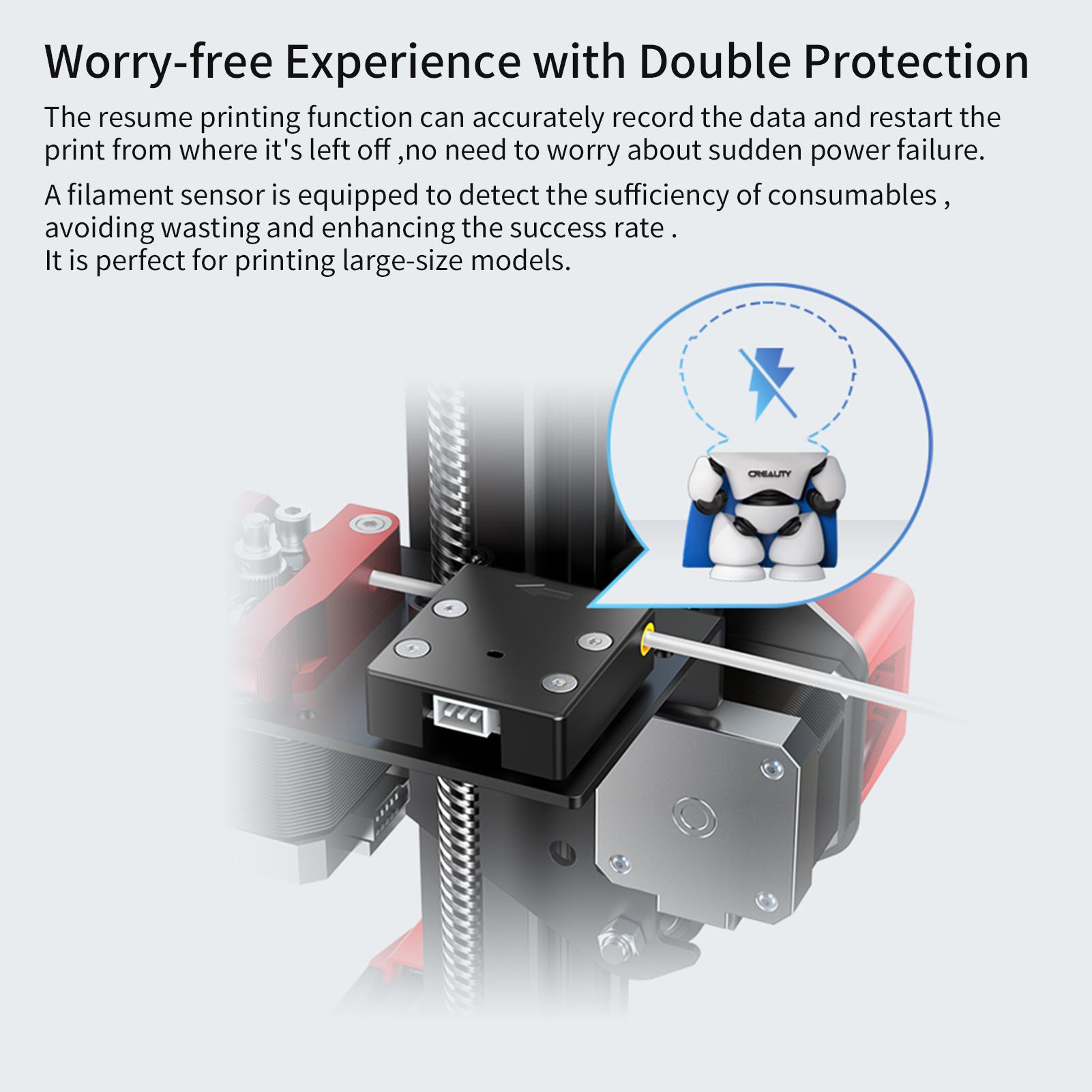 

Оригинальный настольный 3D-принтер Creality 3D Ender-3 Max Neo FDM 3D-печать 300x300x320 мм Размер печати