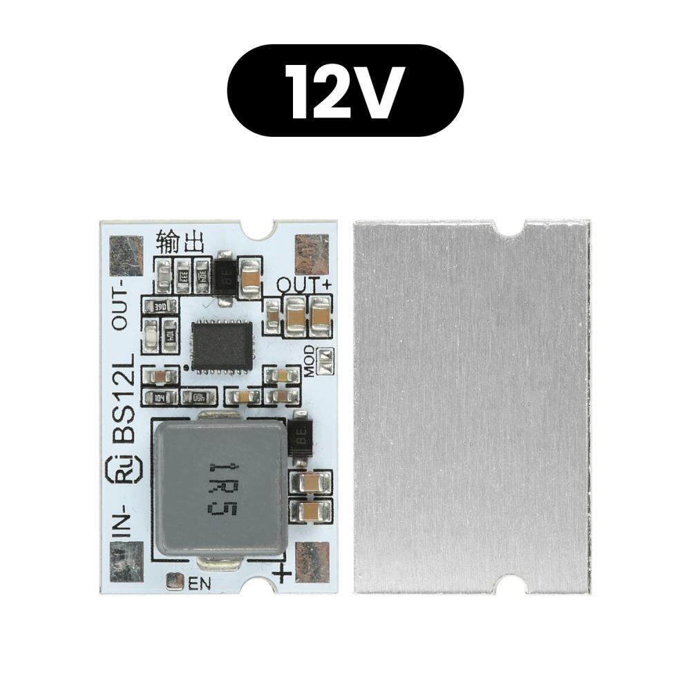 DC-DC Boost Power Supply Module 2.7-11V To 5V/12V 10A With Short-Circuit Protection Mini Boost Power Board With TVS Input/Output