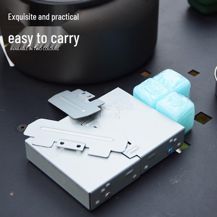 Portable Folding Alcohol Camping Stove - German Solid Fuel Cookware