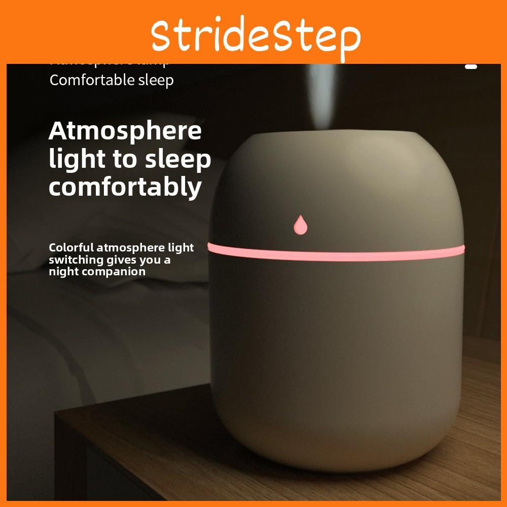 Print Cow Waterdrop Usb Humidifier With Water Protection Colorful Lights Home