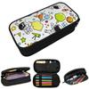 Cartoon Galaxy Astronaut Planet Rocket Pencil Case for Kids Gifts Pen Box Pencil Bag Stationery Supplies Pen Holder Bag