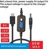 1 Set Type C Power Boost Cable For Wifi Router Mini Fan Dc 5-20V 65W Boost Converter With 8/10 Adapters Type C To Dc Boost Cable