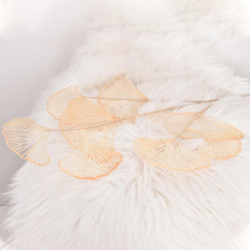 Ginkgobiloba Plastic Artificial Flowers For Wedding And Decorations Event