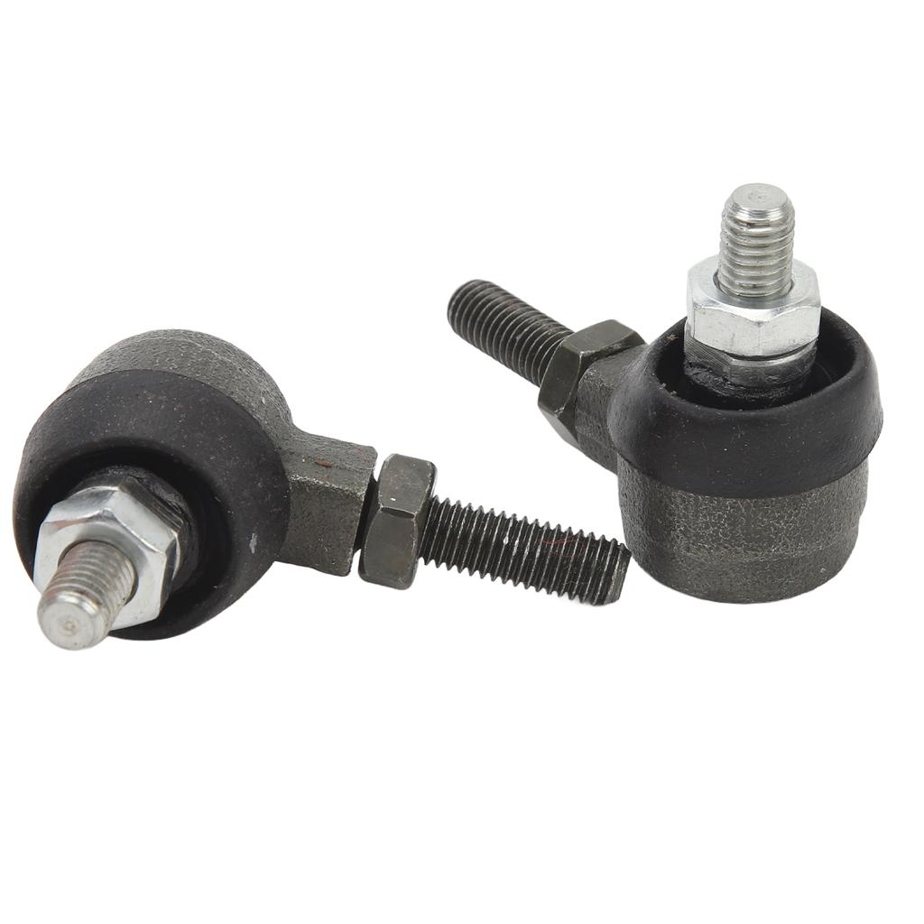 1Pair Tie Rod End Ball Joint M8 Thread High Strength Tie Rod Ball Joint For 110GKG‑2 49FM5‑E GO KART ATV MOPED
