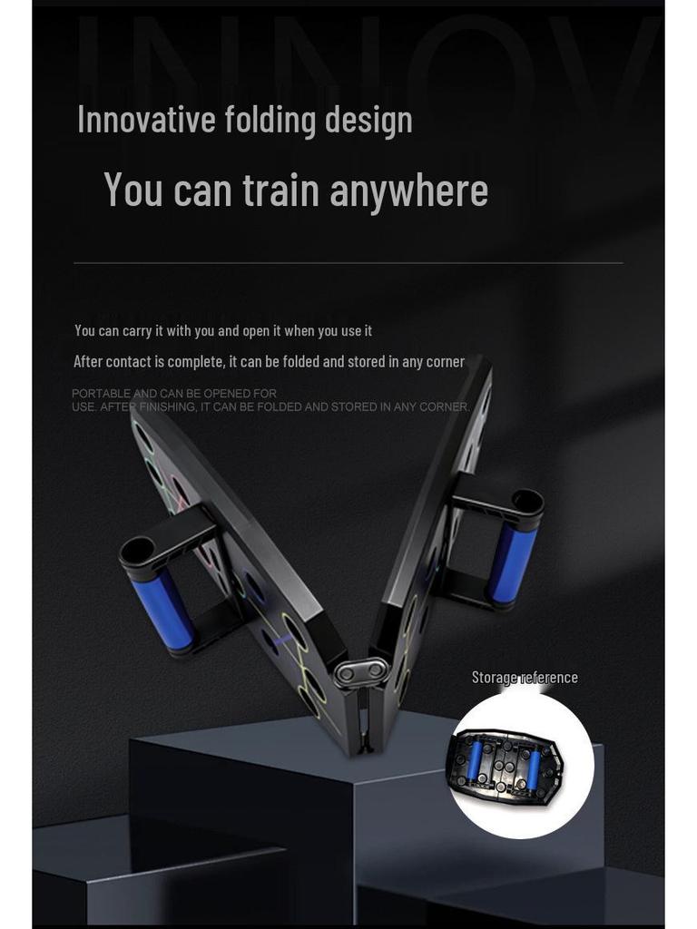 Portable Multifunctional Foldable Push-Up Board Stand for Cross-Border Use