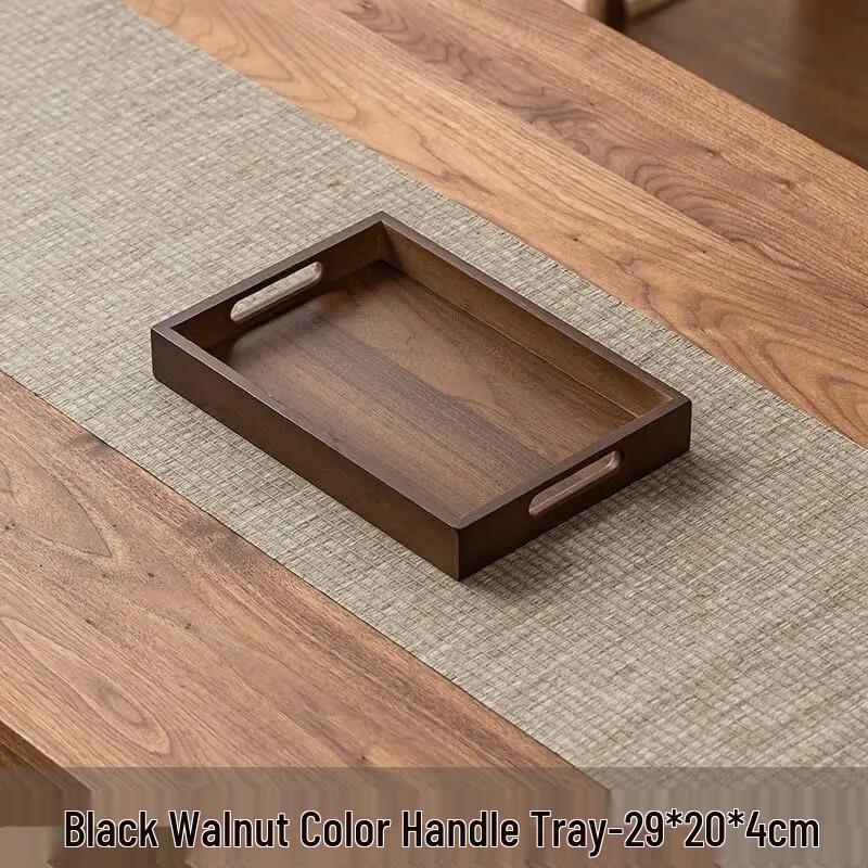 Bamboo Wood Rectangular Serving Tray