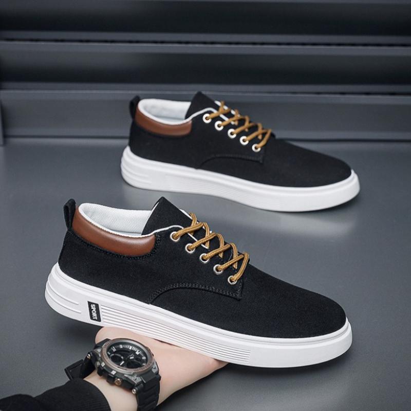 Neue atmungsaktive Herren-Canvas-Schuhe Studenten-Freizeit-Sportschuhe trendige Jugend-Board-Schuhe