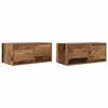 VidaXL TV Stands 2 Pcs Old Wood 60x31x25.5 Cm Engineered Wood, TV Bench, Hi-fi Cabinet, Entertainment Center, Buffet 861505