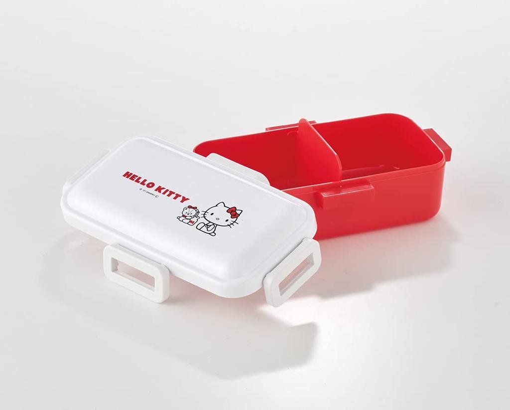 Skater Antibacterial Lunch Box with Hello Kitty Tiny Chum Sanrio Soft-Serving Dome-Shaped Lid, 530ml, & Design, PFLB6AG-A