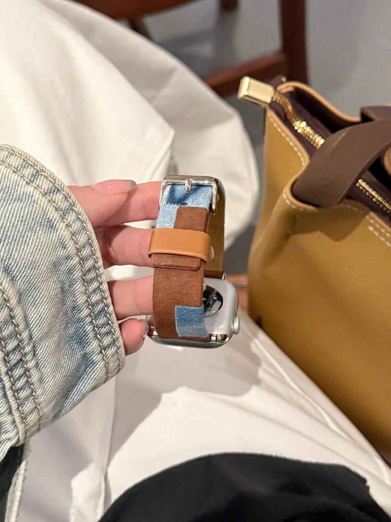 Superior Leather loop band For Apple Watch women 44mm 40 45 41 49 42 38 Series 11 10 9 8 SE 7 6 5 4 3 Strap