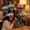 Boost Party Vibe LED Light Up Pilot Hat Breathable Uniform Pilot Cap  Halloween Christmas