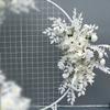 Champagne Matrimonio Fiori Artificiali Fila Feste Centrotavola Arco Decorazione Parete Finestra Sfondo Disponi Oggetti di Scena Foglia Appesa Floreale