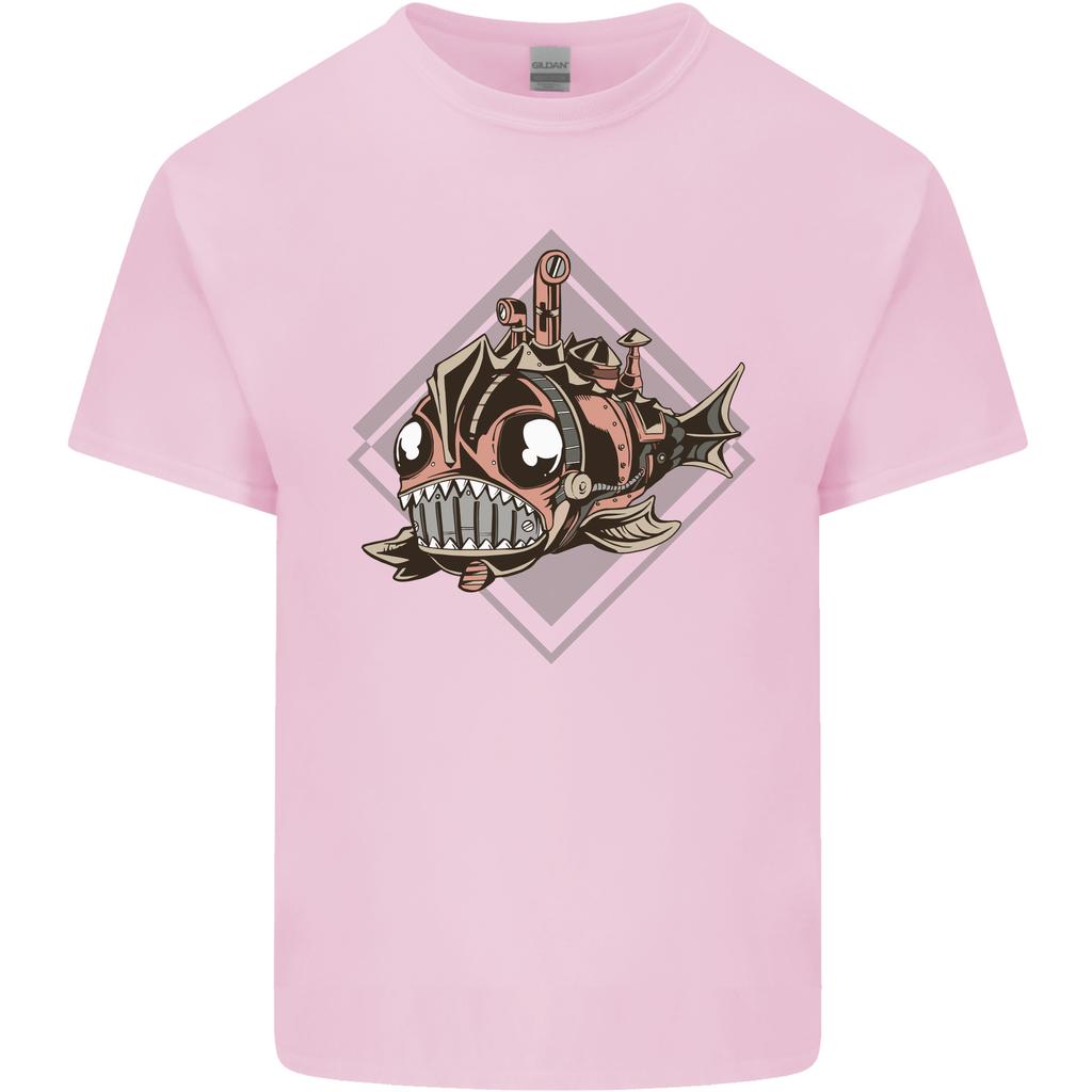 A Steampunk Fish Unisexs Light Cotton TShirt