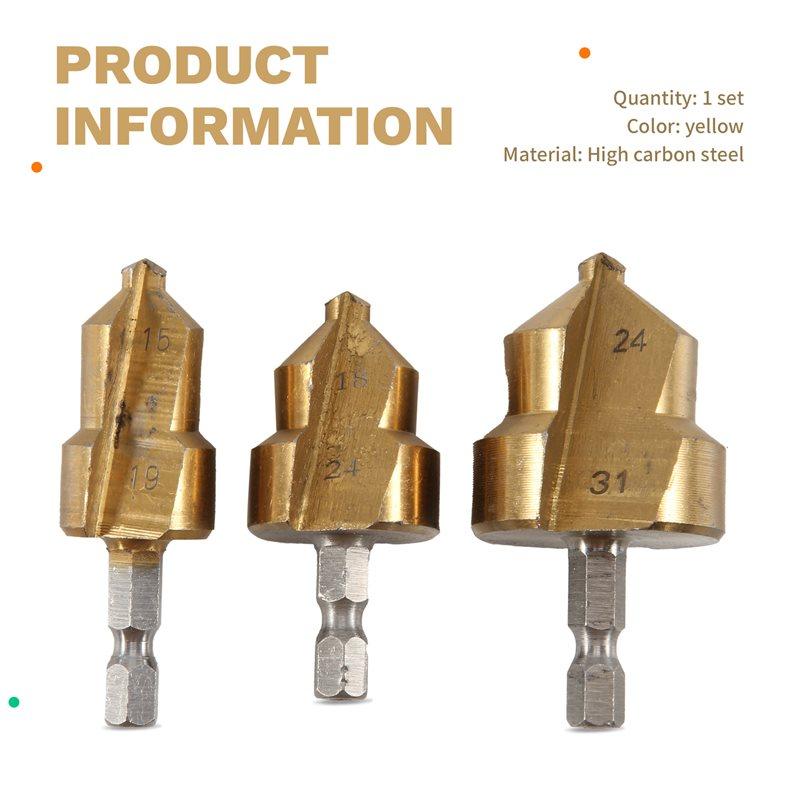 Fresh New Upgraded PPR Lifting Drill Bits, Water Pipe Hole Expander, 4/6 Water Pipe Hole Puncher, Plumber, Hole Expansion Tool